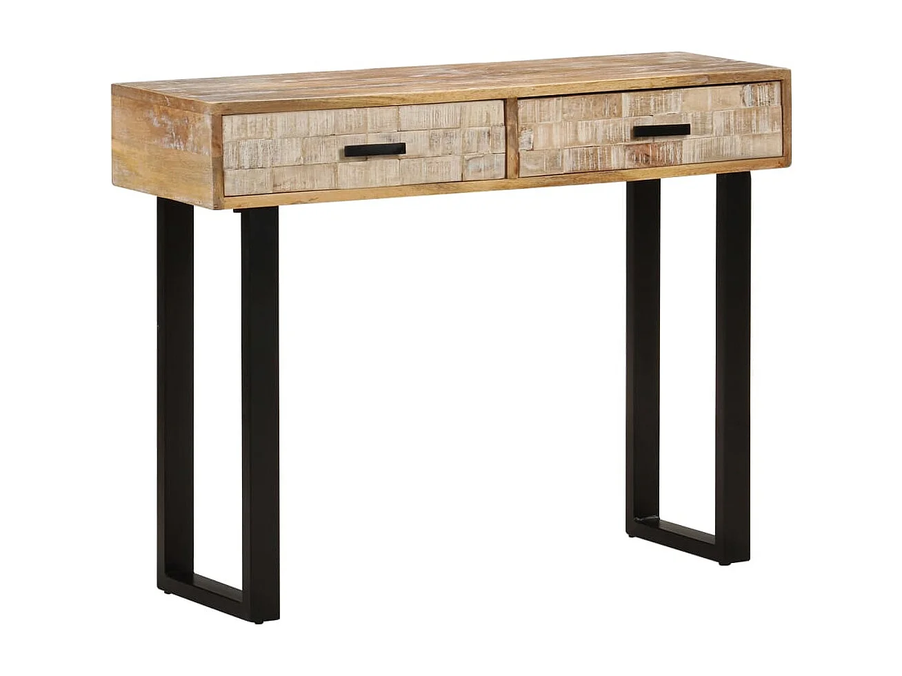 Table console 100x30x75 cm Bois de manguier massif