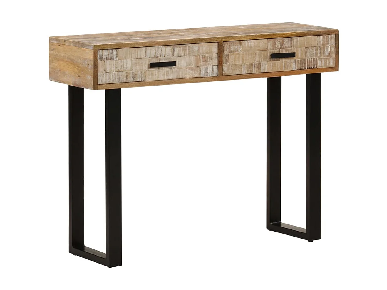 Table console 100x30x75 cm Bois de manguier massif