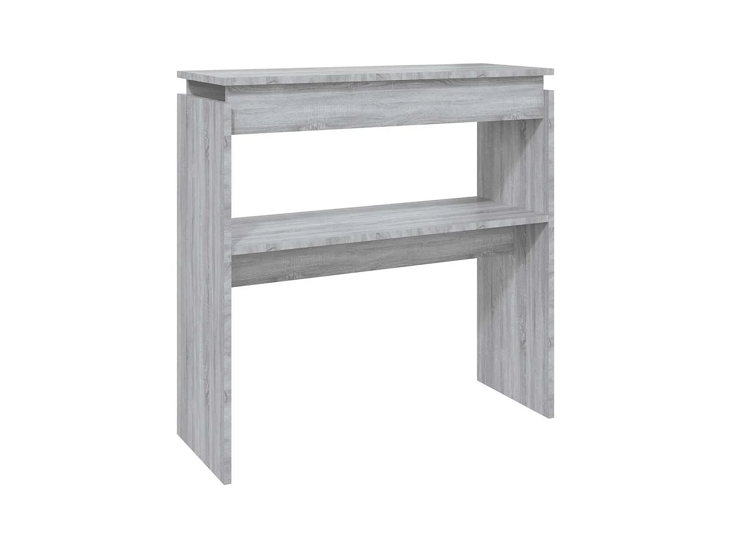 Table console Sonoma gris 80x30x80 cm Bois d'ingénierie