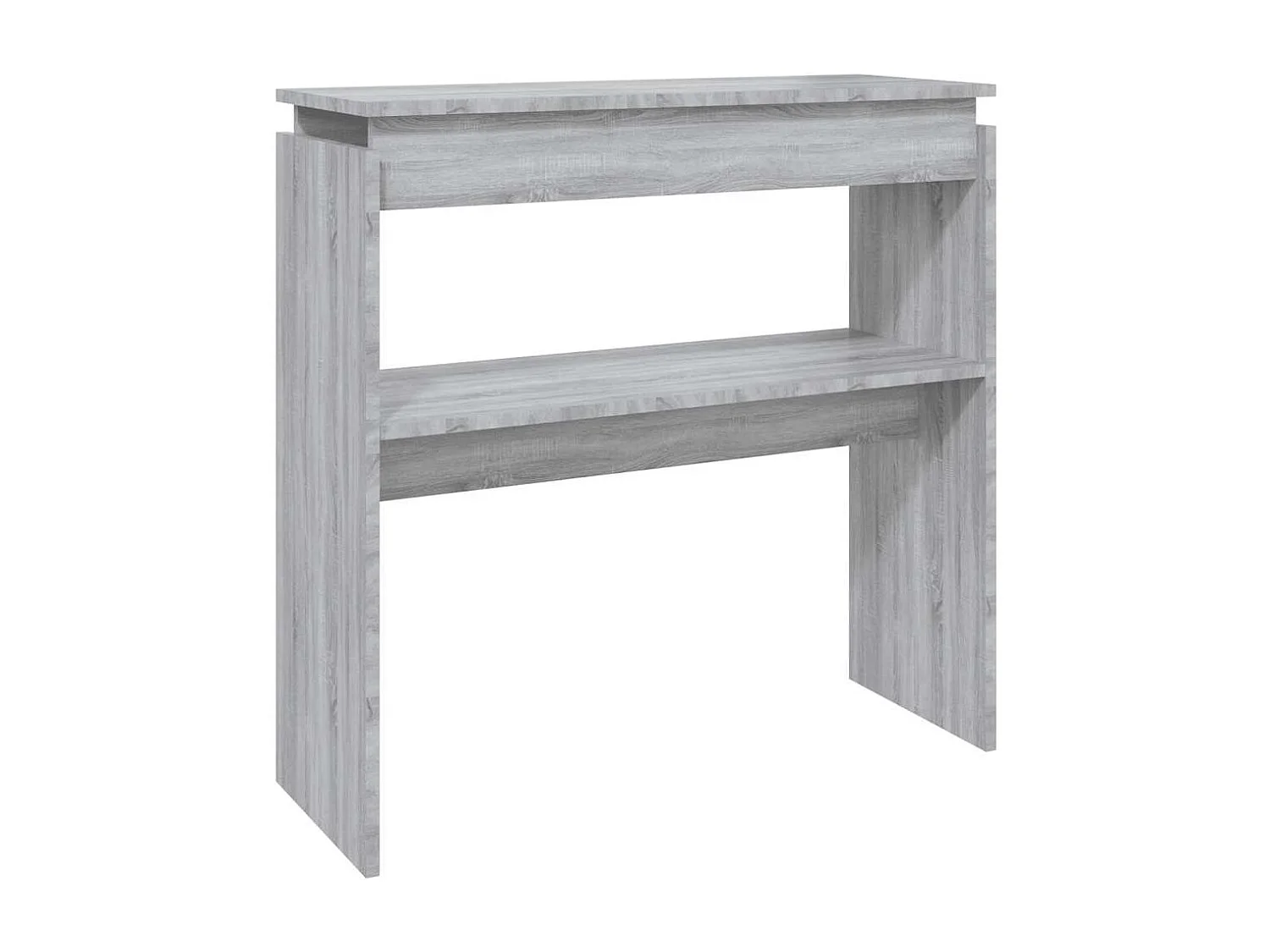 Table console Sonoma gris 80x30x80 cm Bois d'ingénierie