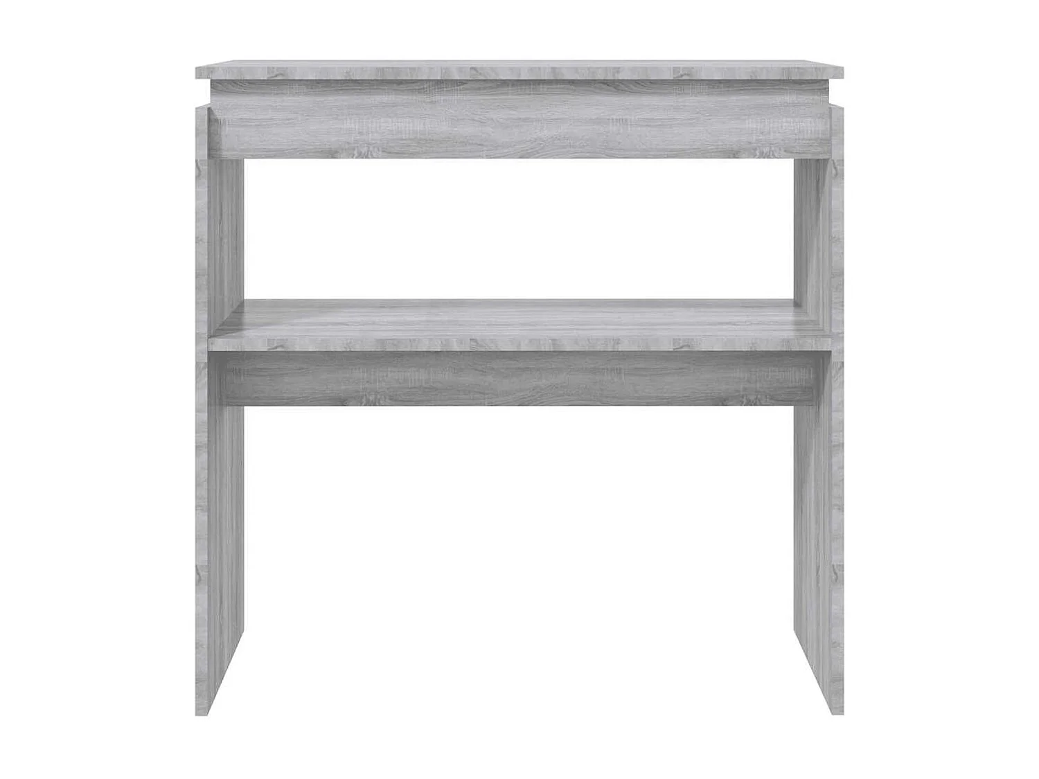 Table console Sonoma gris 80x30x80 cm Bois d'ingénierie