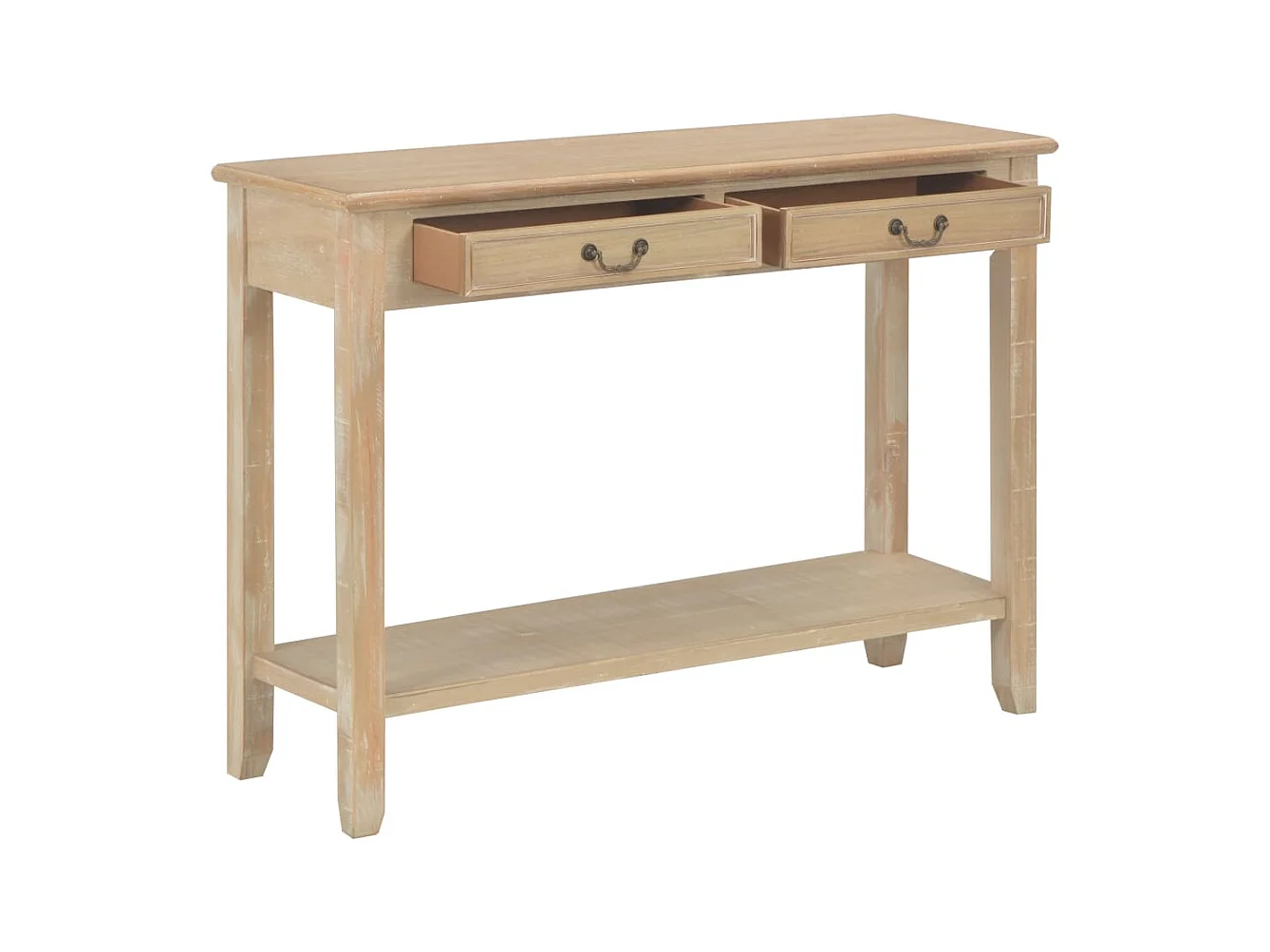 Table console 110x35x80 cm Bois