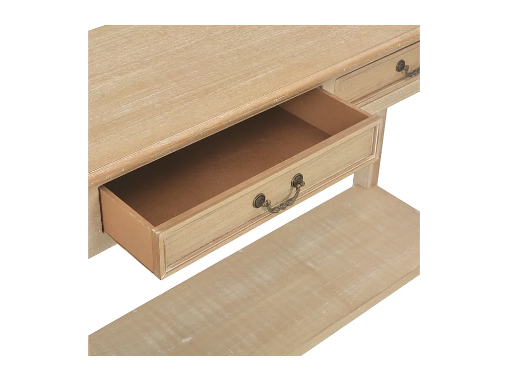 Table console 110x35x80 cm Bois