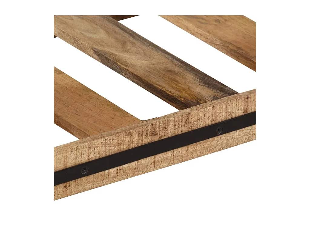 Mesa consola de madera maciza de mango 100x35x75 cm