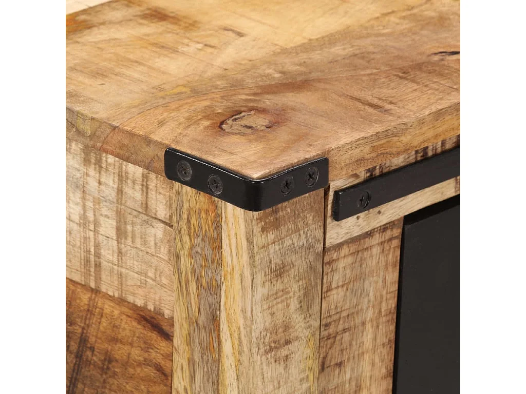 Table console 100x35x75 cm bois de manguier massif