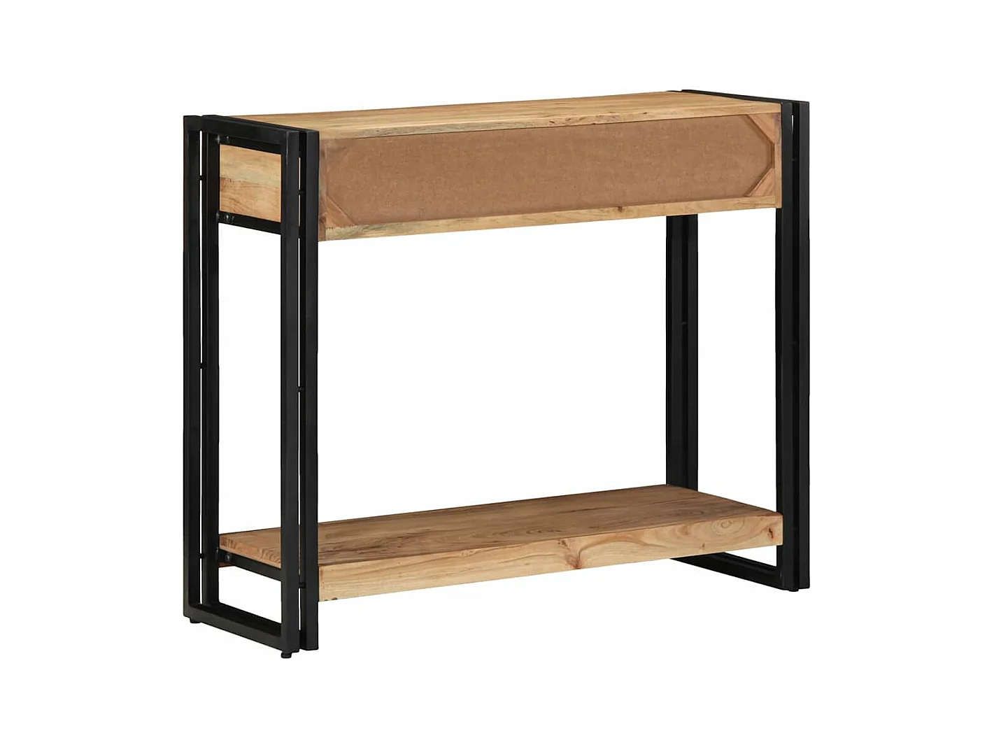 Mesa Consola Marrón 90 x 33 x 75 cm madera maciza de acacia