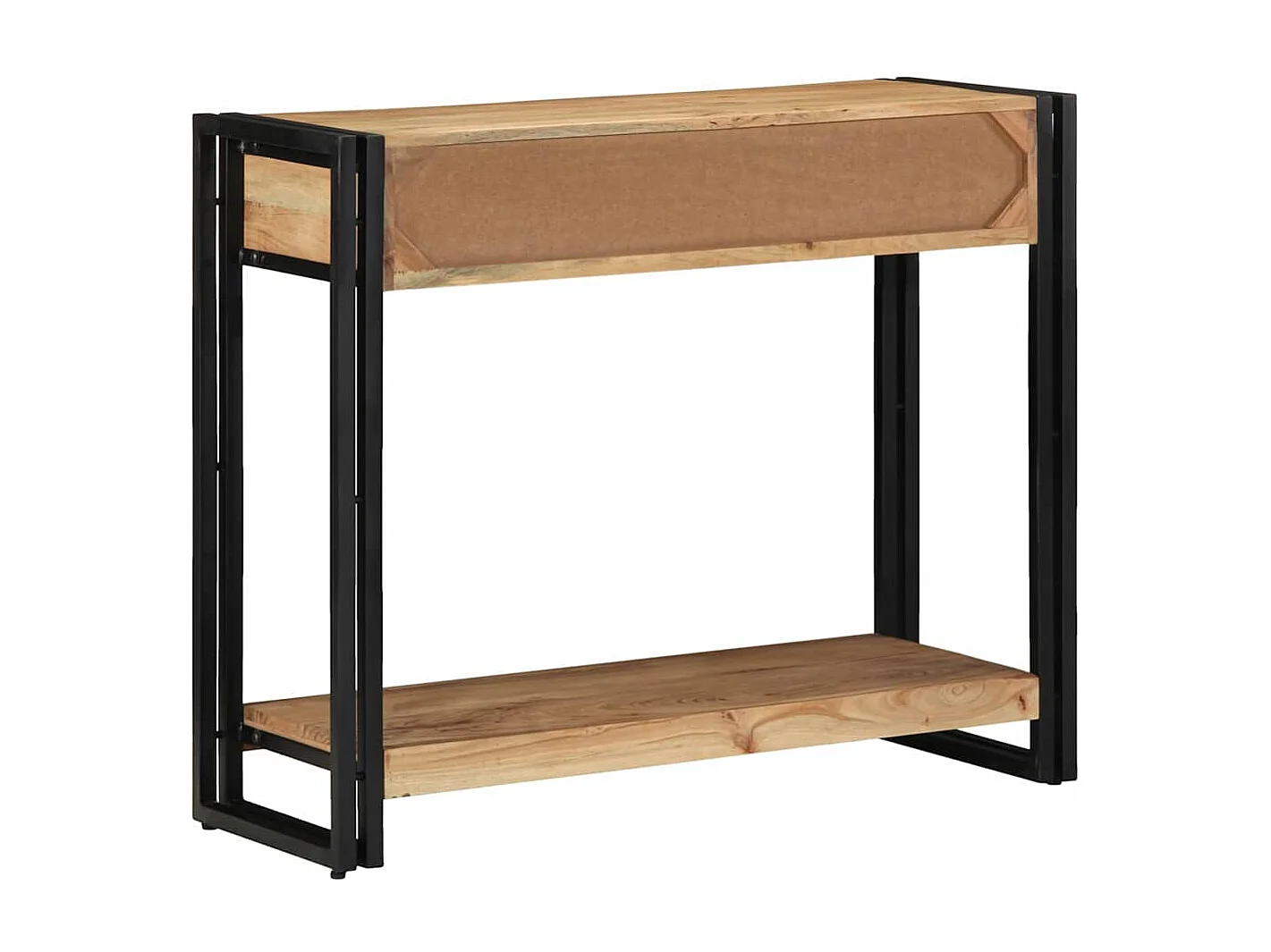 Mesa Consola Marrón 90 x 33 x 75 cm madera maciza de acacia