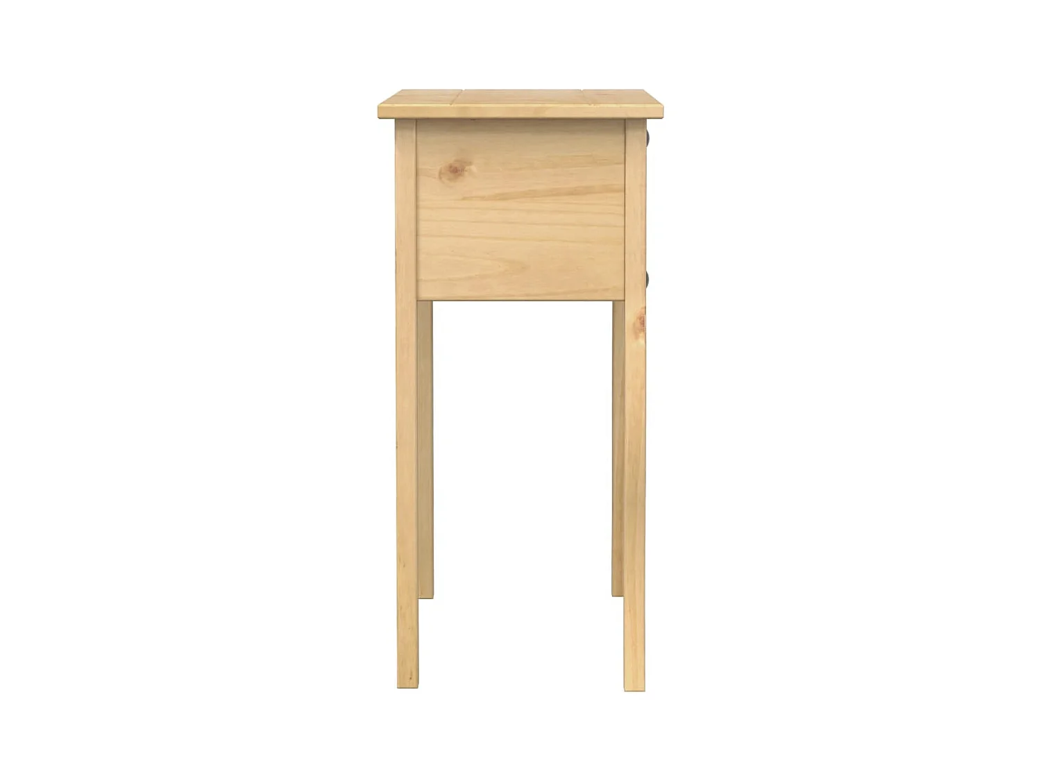 Table console Corona 73x35x73 cm bois de pin massif