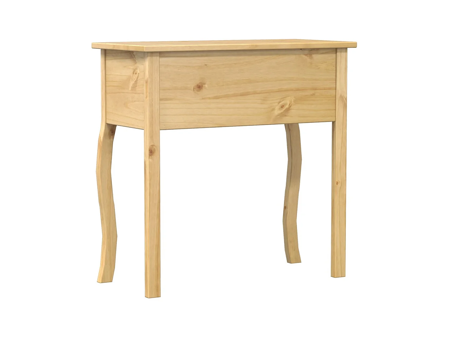 Table console Corona 73x35x73 cm bois de pin massif