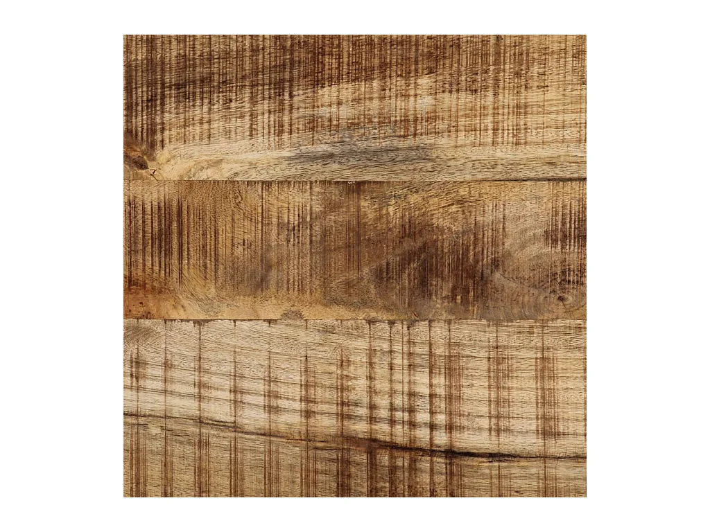 Mesa consola madera maciza de mango rugosa 100x35x70 cm
