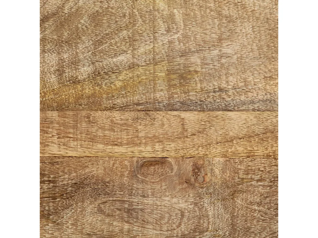 Mesa consola madera maciza de mango rugosa 70x35x70 cm