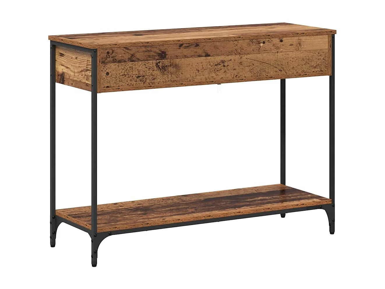 Table console Bois ancien 100 x 34.5 x 75 cm Bois d'ingénierie