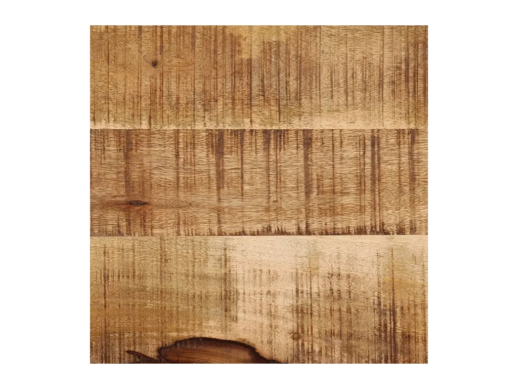 Mesa consola madera maciza de mango rugosa 100x35x70 cm