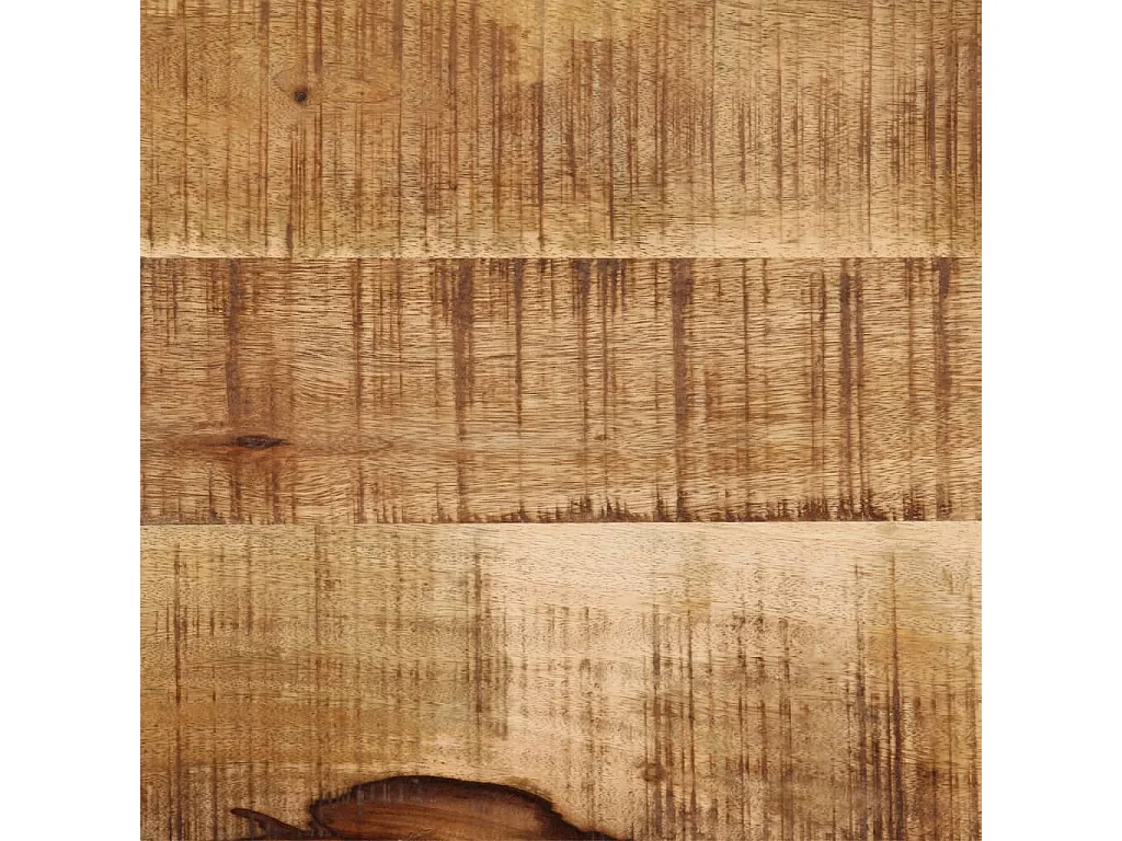 Mesa consola madera maciza de mango rugosa 100x35x70 cm