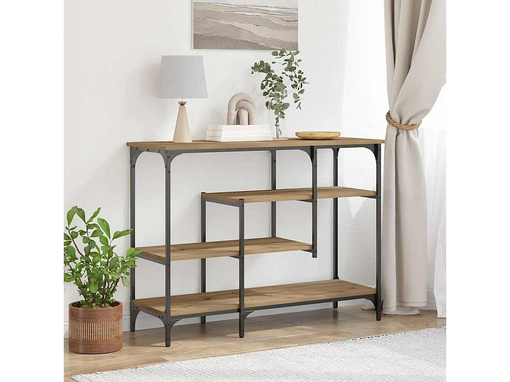 Mesa de Console carvalho artisiano 100 x 35 x 75 cm