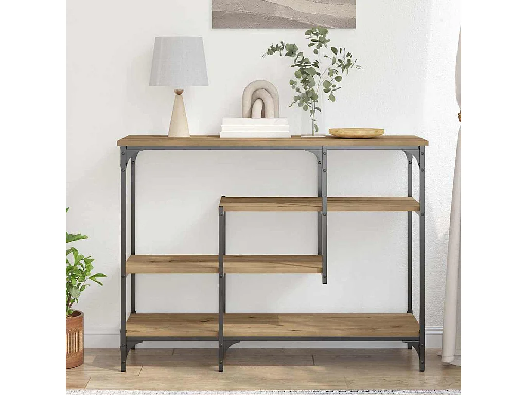 Mesa de Console carvalho artisiano 100 x 35 x 75 cm