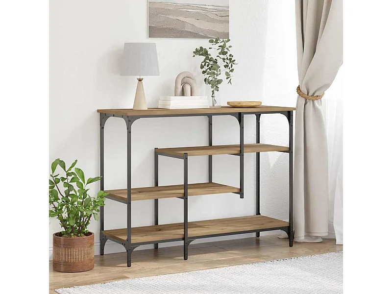 Mesa de Console carvalho artisiano 100 x 35 x 75 cm