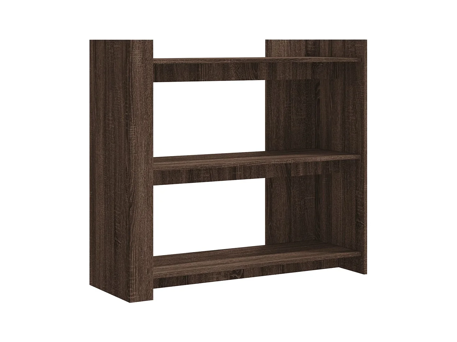 Mesa consola de madera de ingeniería marrón roble 100x35x90 cm