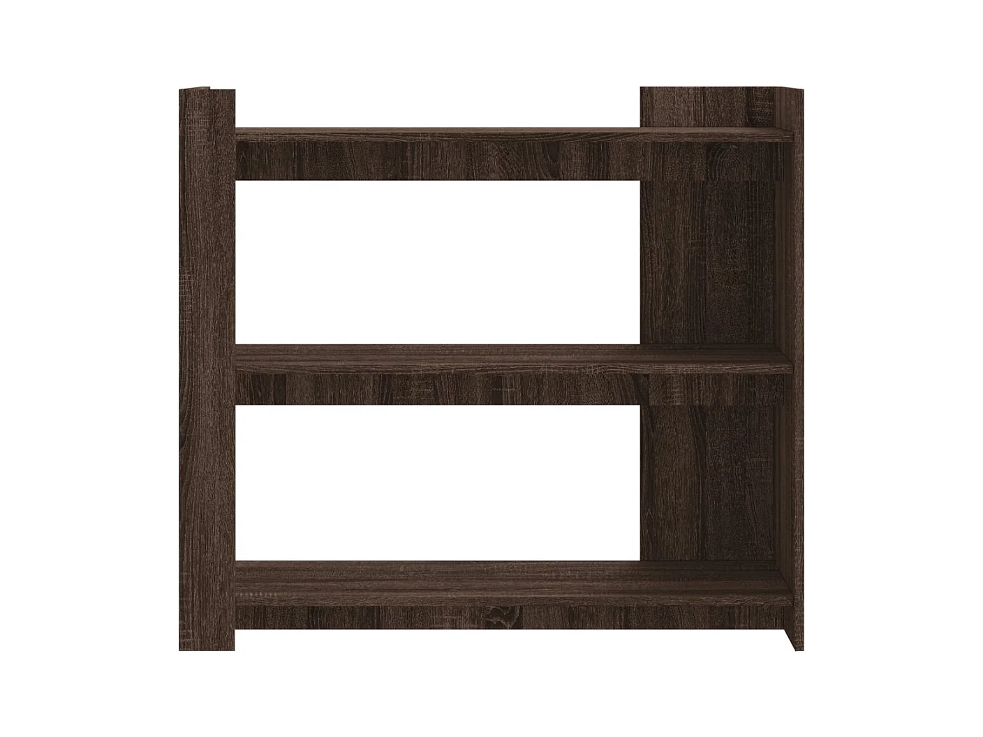 Mesa consola de madera de ingeniería marrón roble 100x35x90 cm