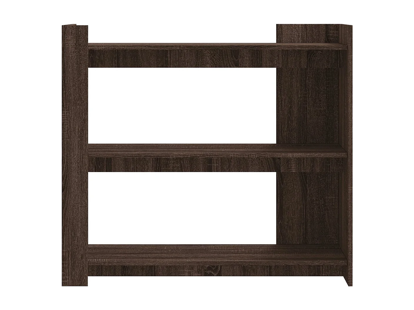 Table console chêne marron 100x35x90 cm bois d'ingénierie