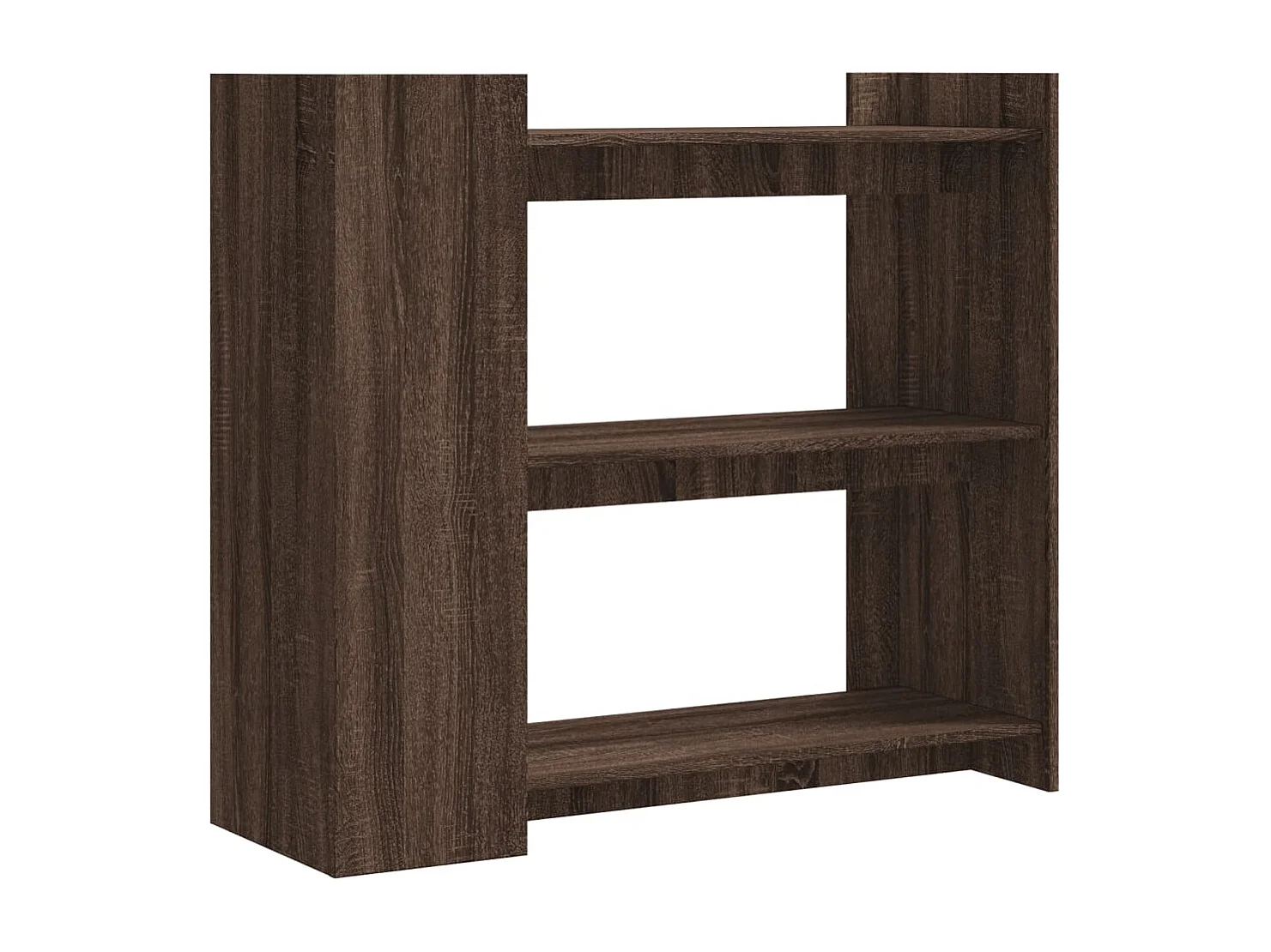 Table console chêne marron 100x35x90 cm bois d'ingénierie