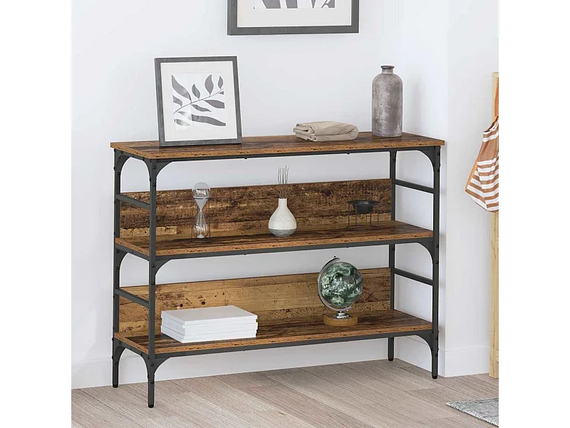 Table console Bois ancien 100 x 32 x 75 cm Bois d'ingénierie