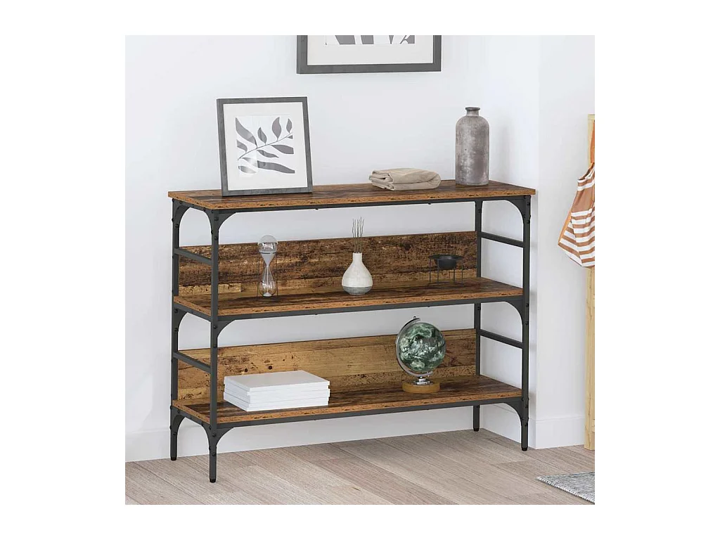 Mesa Consola Madera vieja 100 x 32 x 75 cm Madera contrachapada