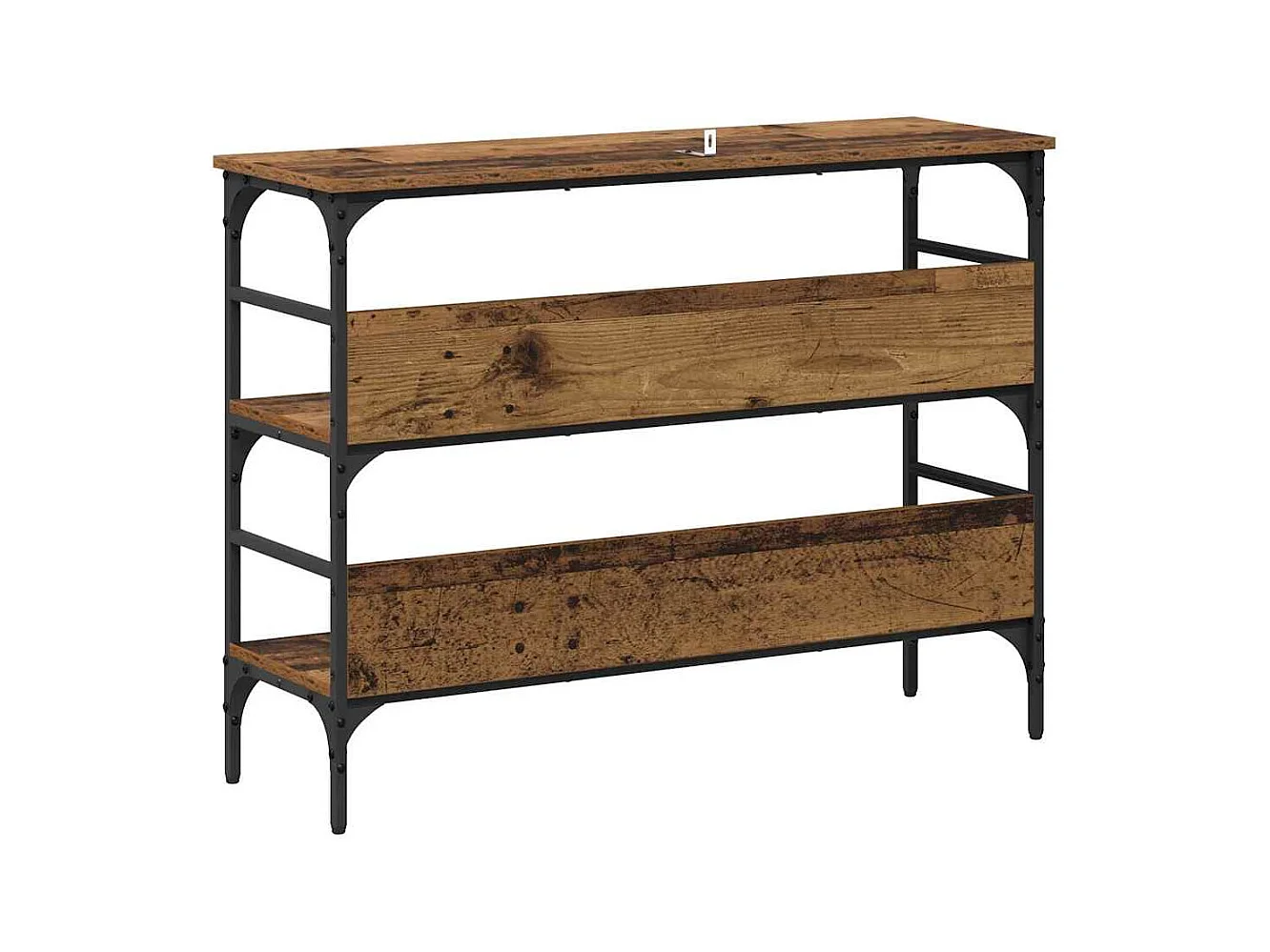 Mesa Consola Madera vieja 100 x 32 x 75 cm Madera contrachapada