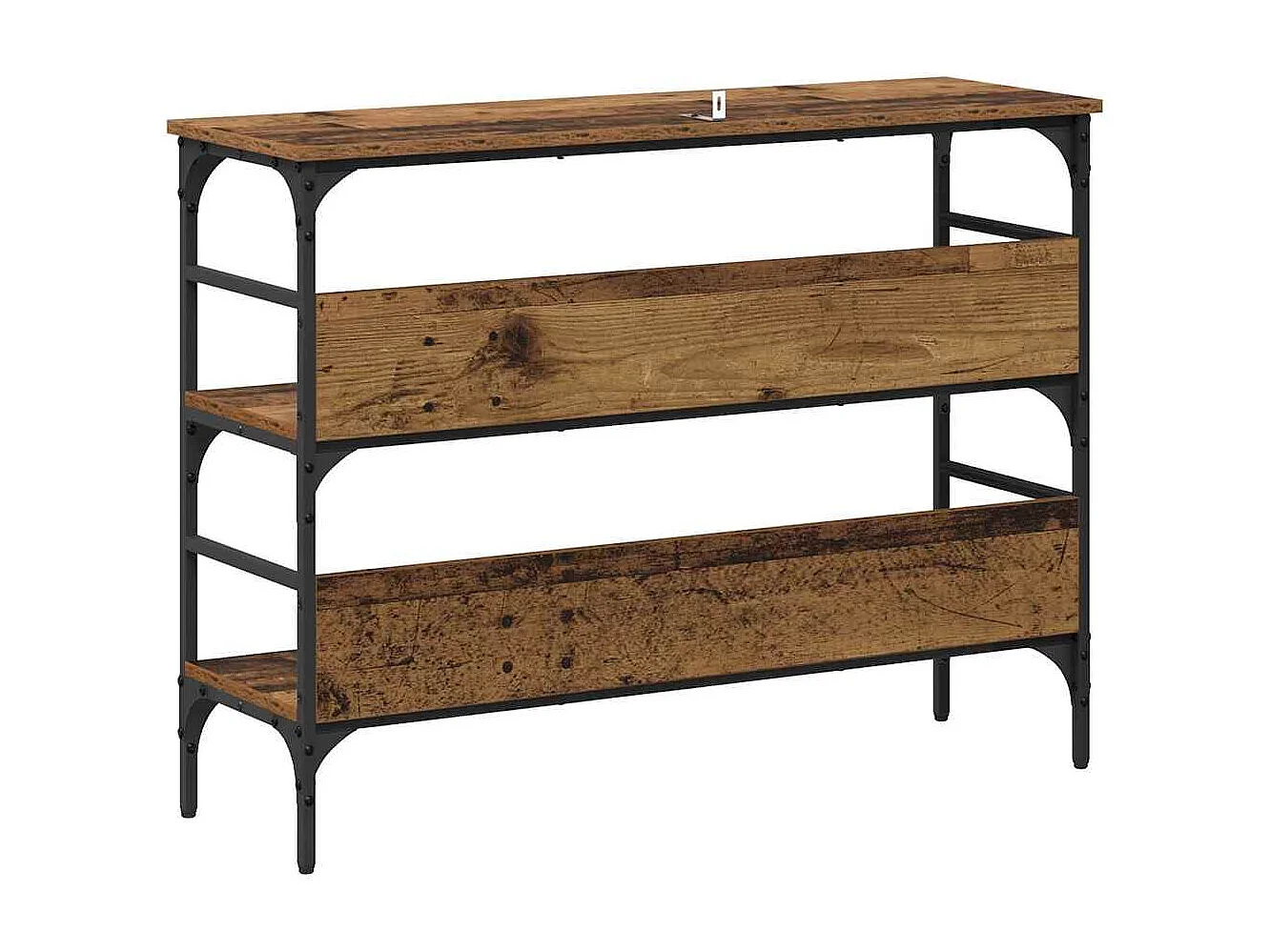 Mesa Consola Madera vieja 100 x 32 x 75 cm Madera contrachapada