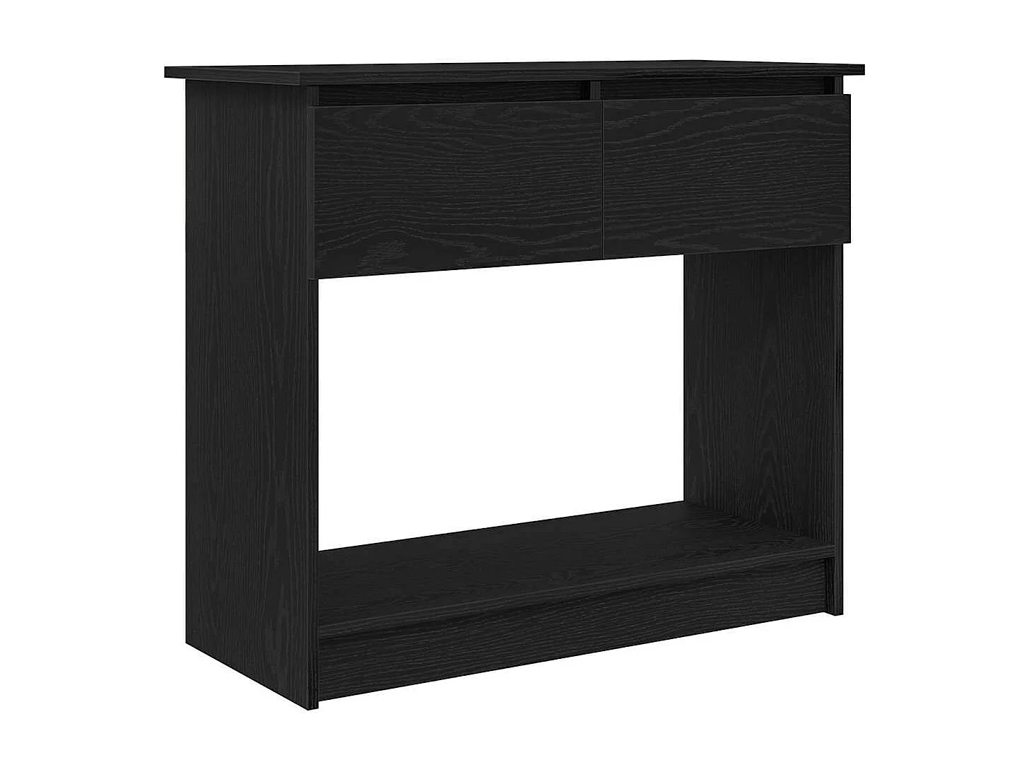 Mesa consola com gavetas 85,5x38,5x74,5 cm preto