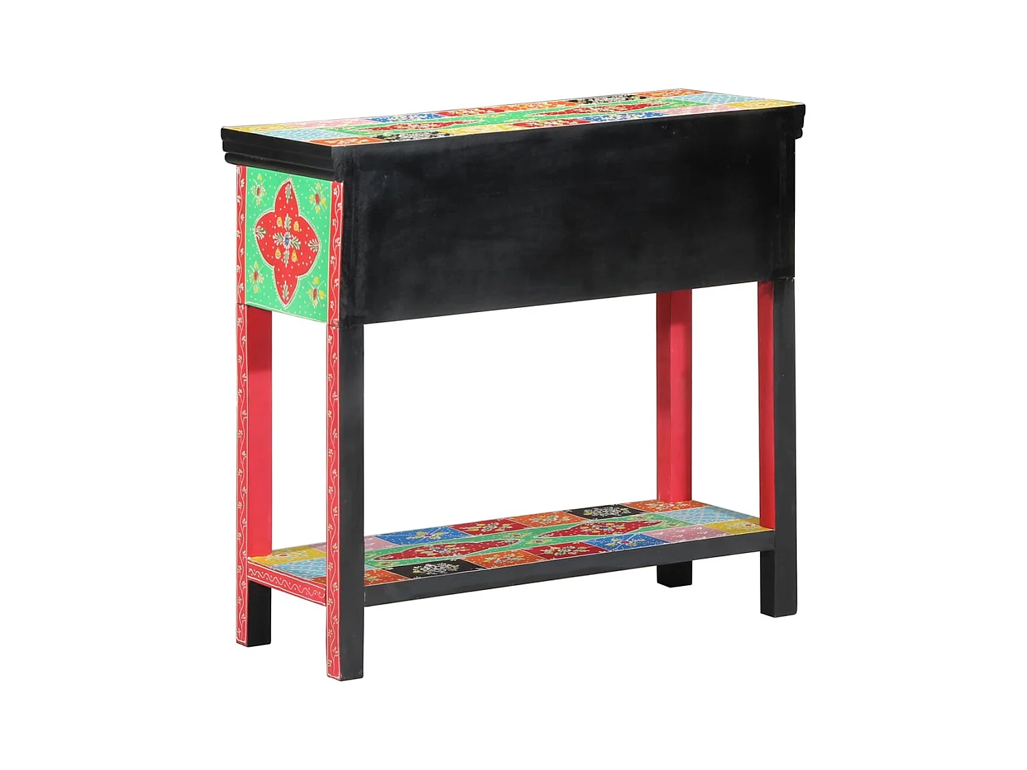 Mesa Consola Multicolor 80 x 35 x 76 cm Madera contrachapada