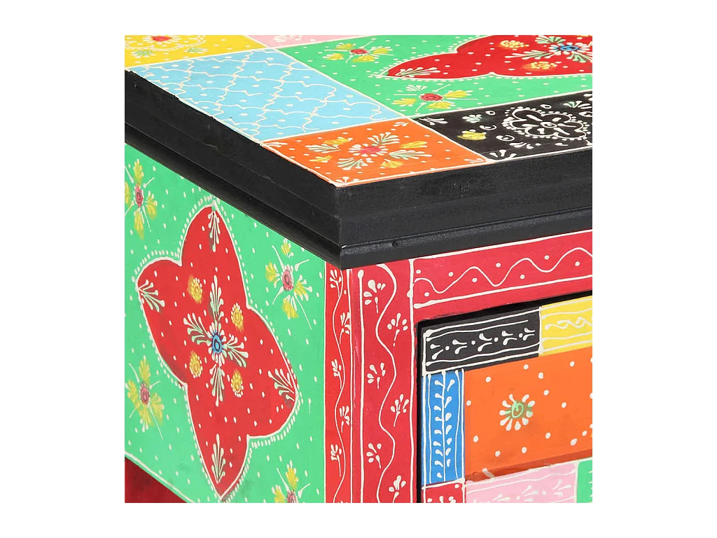 Mesa Consola Multicolor 80 x 35 x 76 cm Madera contrachapada