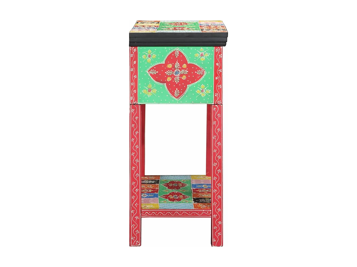 Table console Multicolore 80 x 35 x 76 cm Bois d'ingénierie