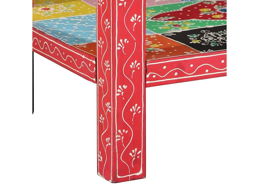 Table console Multicolore 80 x 35 x 76 cm Bois d'ingénierie