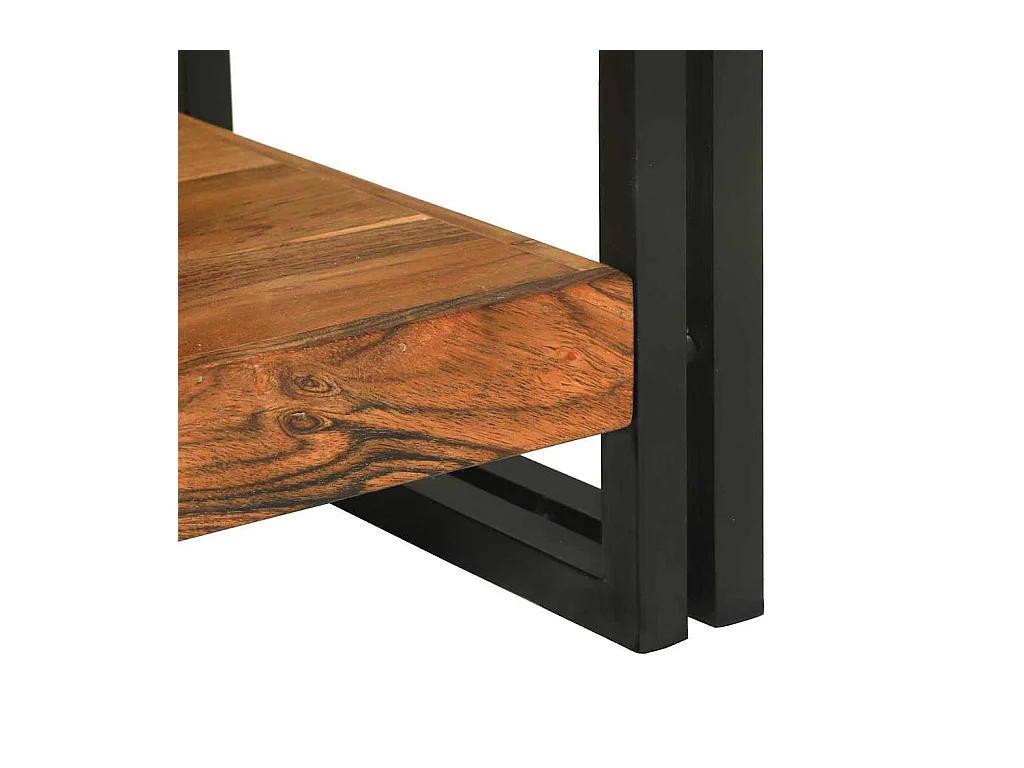 Mesa Consola Marrón 120 x 33 x 75 cm madera maciza de acacia