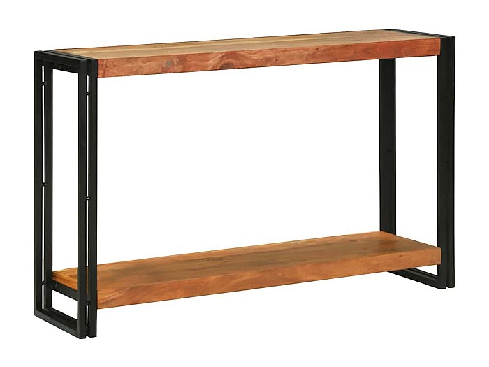 Table console Marron 120 x 33 x 75 cm Bois d'acacia massif