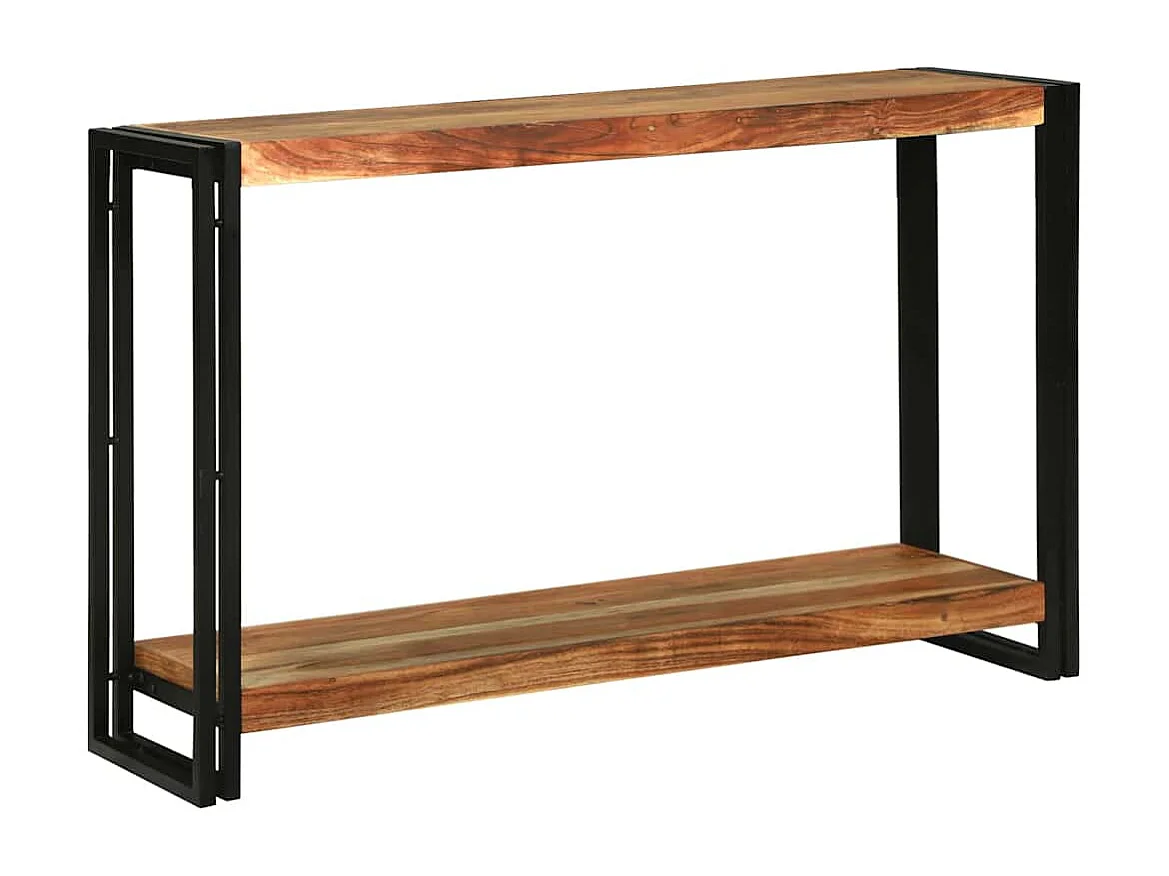 Mesa Consola Marrón 120 x 33 x 75 cm madera maciza de acacia