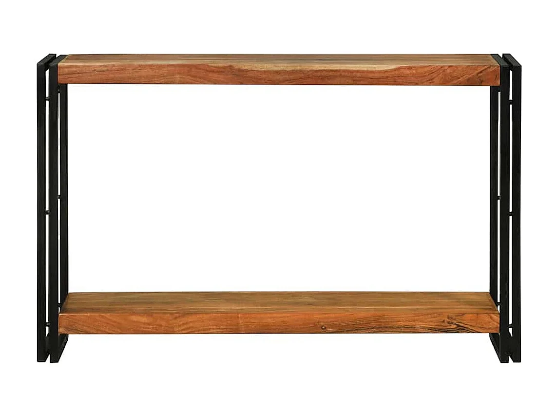 Mesa Consola Marrón 120 x 33 x 75 cm madera maciza de acacia