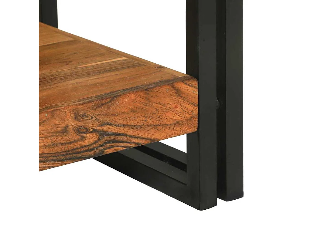 Mesa Consola Marrón 120 x 33 x 75 cm madera maciza de acacia