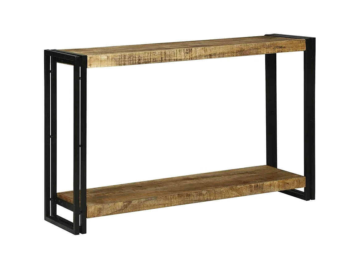 Mesa Consola 120 x 33 x 75 cm Madera maciza de mango rugosa