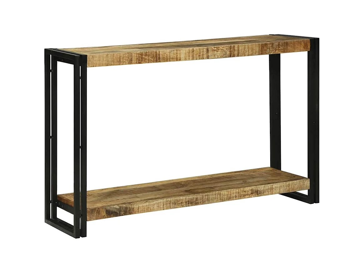 Mesa Consola 120 x 33 x 75 cm Madera maciza de mango rugosa