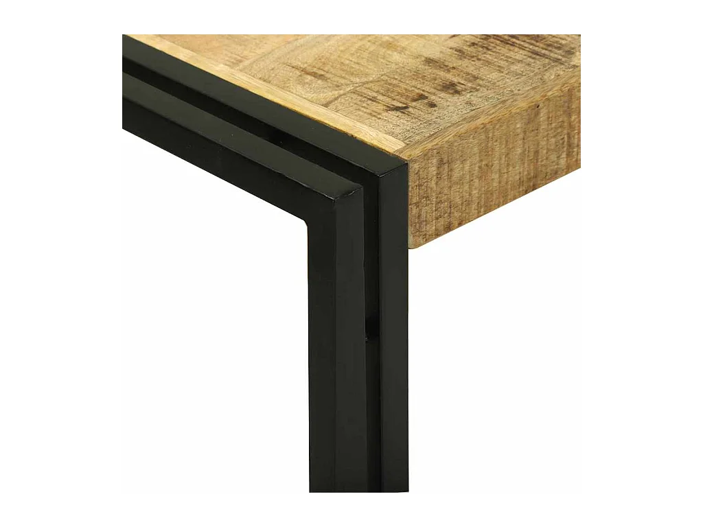 Mesa Consola 120 x 33 x 75 cm Madera maciza de mango rugosa