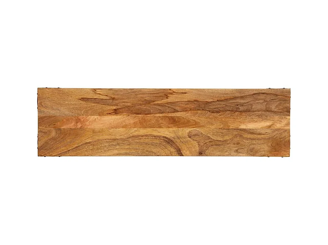 Table console 110x30x75 cm bois de manguier massif