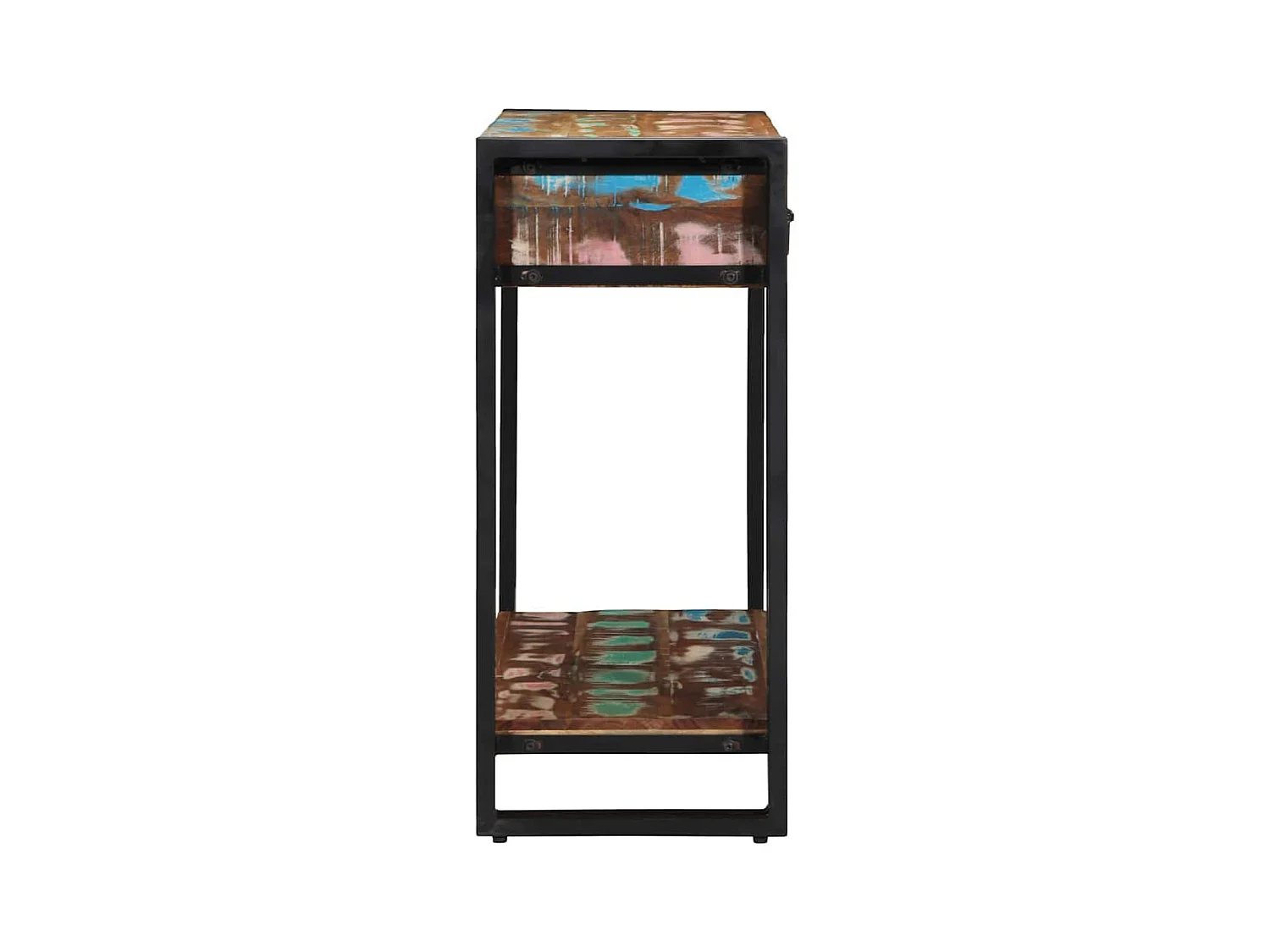 Mesa Consola Multicolor 90 x 33 x 75 cm madera maciza reciclada