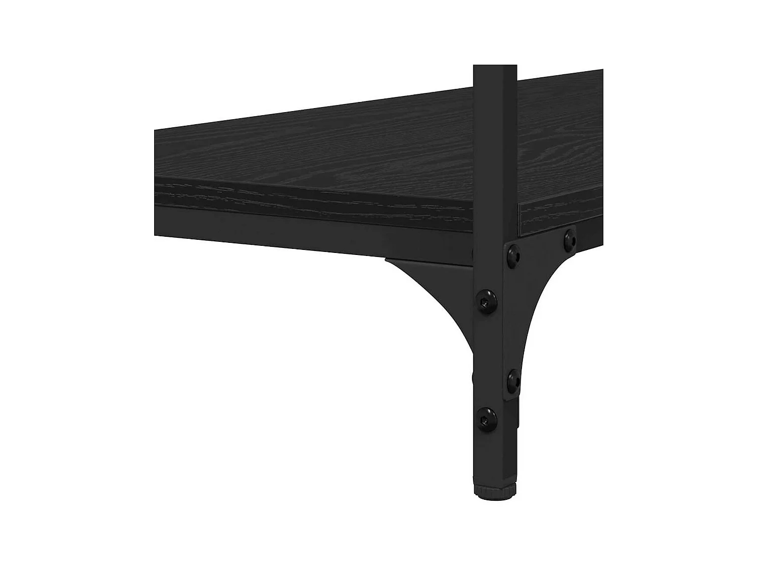 Table console Chêne noir 100 x 34.5 x 75 cm Bois d'ingénierie