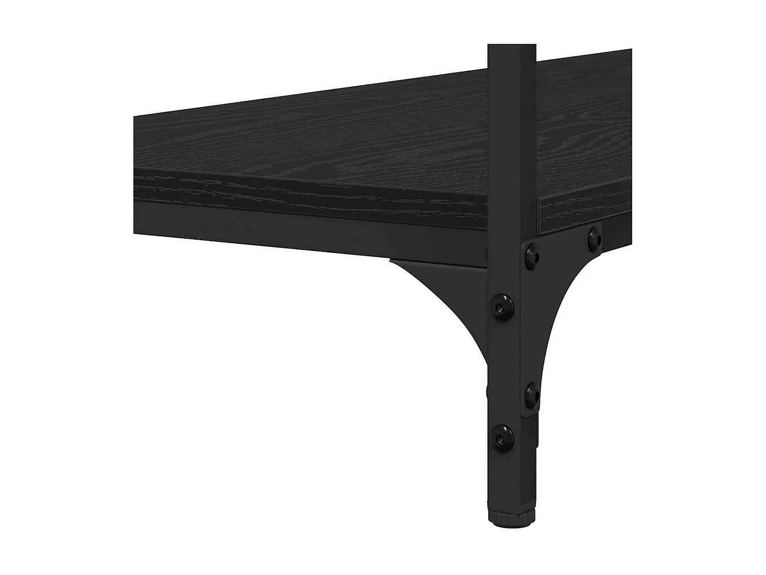 Table console Chêne noir 100 x 34.5 x 75 cm Bois d'ingénierie