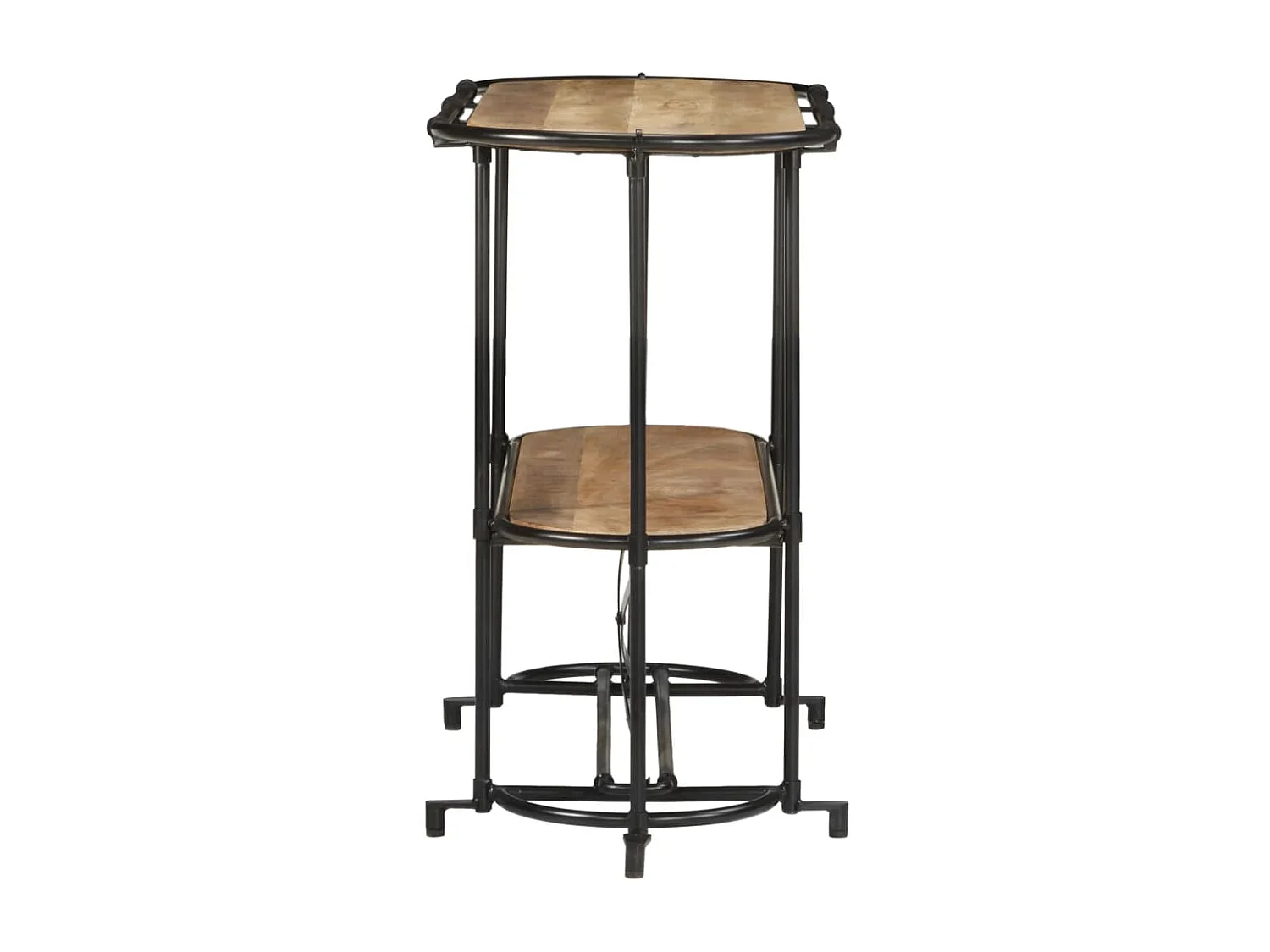 Table console 110x42x76 cm bois massif de manguier brut