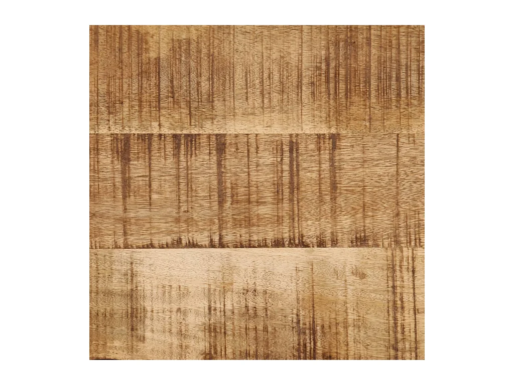 Mesa consola madera maciza de mango rugosa 100x35x70 cm