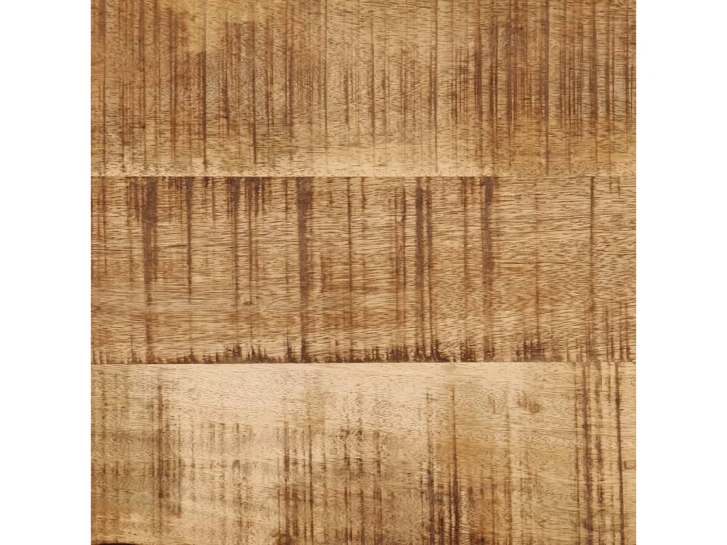 Mesa consola madera maciza de mango rugosa 100x35x70 cm