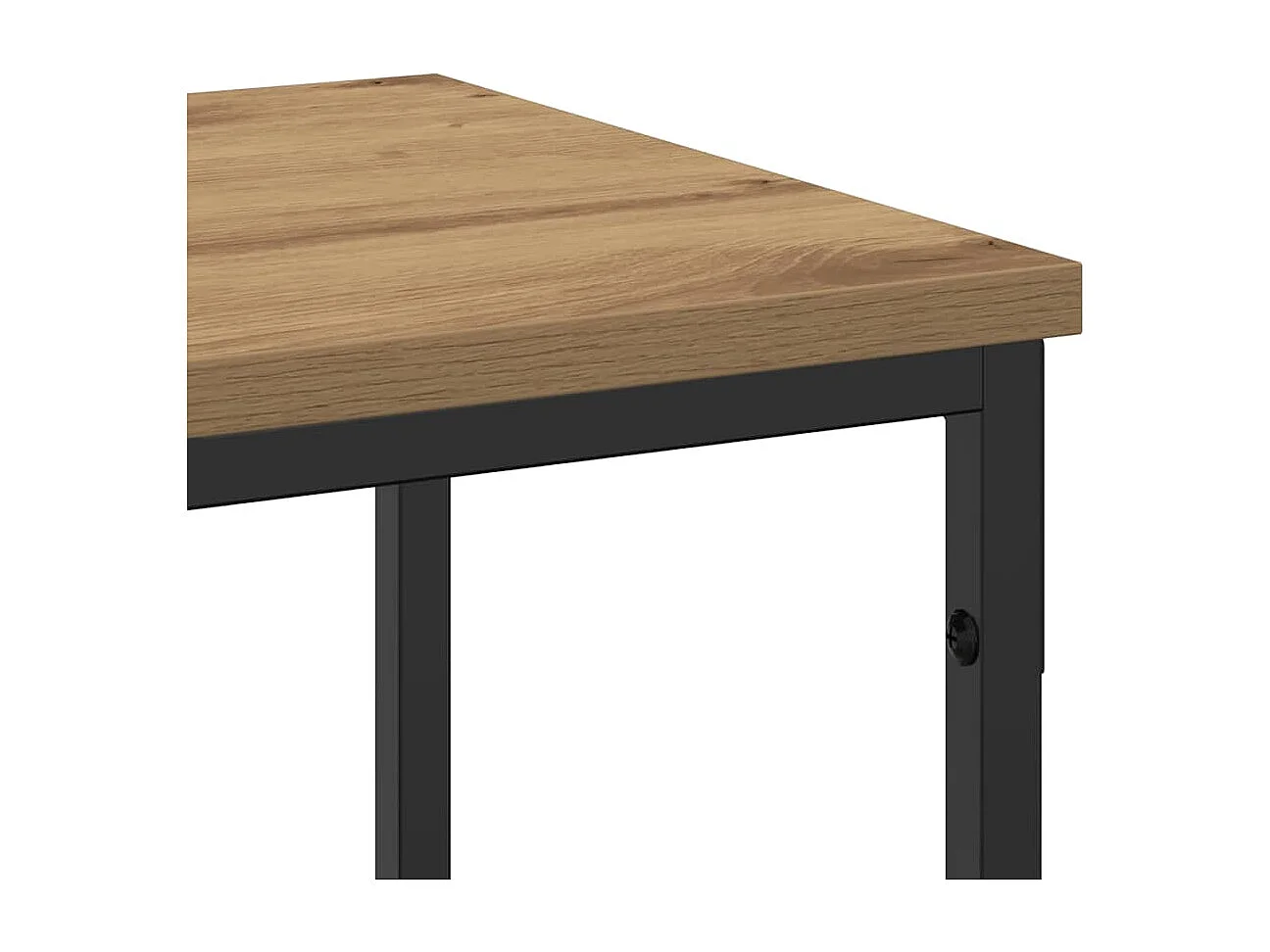 Mesa Consola con estante Otro Roble artisan 180 x 30 x 75 cm